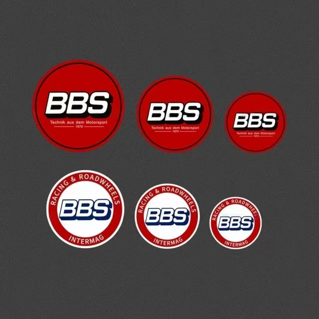 

for Sponsor BBS stickers decorative front glass electrostatic stickers motorcycle racing logo waterproof reflective car stickers