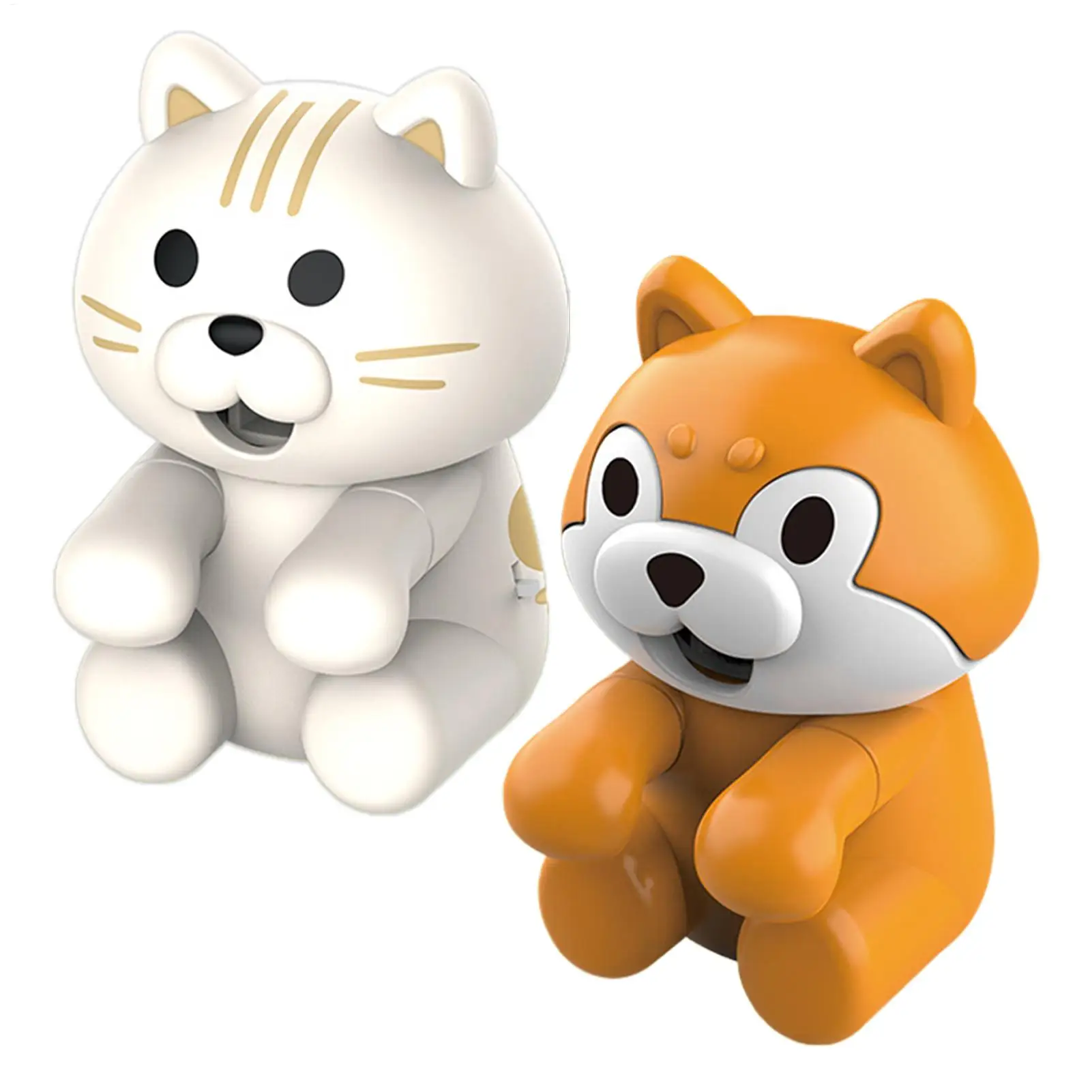 Cute Animal Clip-On Fan Portable USB Rechargeable Desk Blower, Quiet Cooling Fan for Noodle Coffee Tea Food & Hot Drinks