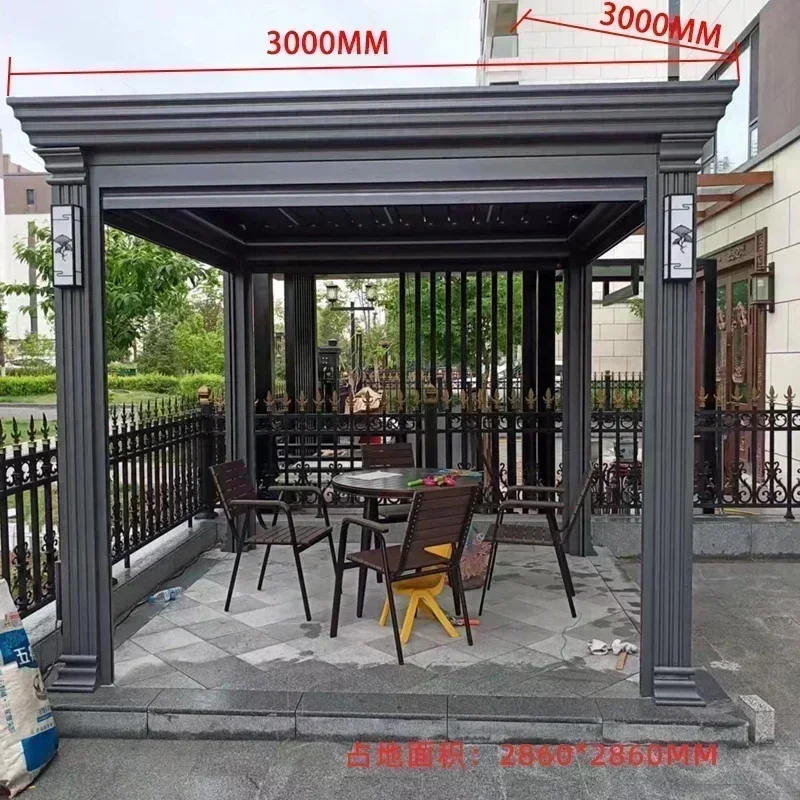 factory most popular louver roof pergola louvre roof motorized sloping automatic aluminum sun louver roof system