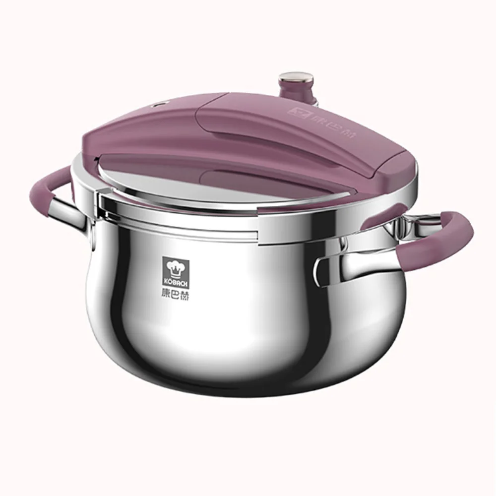 5.8L Pure Titanium Pressure Cooker 120kPa Multifunctional Pressure-Limited Pressure Pot