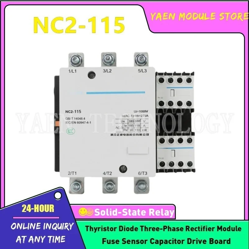 

NC2-115 NC2-150 NC2-185 NC2-225 NC2-265 NC2-330 NC2-400 NC2-500 NC2-630 NC2-800 AC NEW contactor IN STOCK