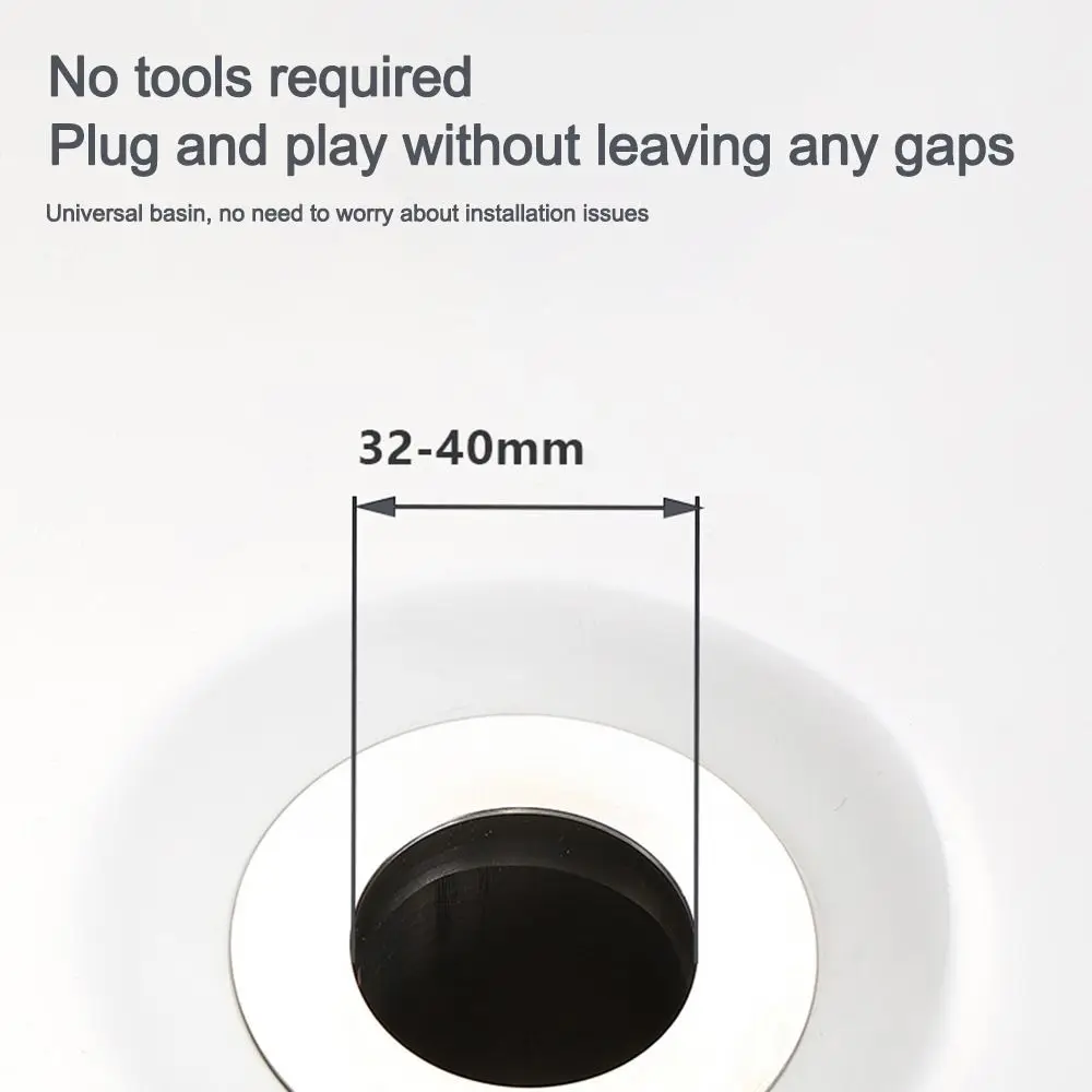 

Cute Puppy Pattern Rebound Drain Plug Pop-up Design Anti-clogging Function Anti-clogging Hair Catcher