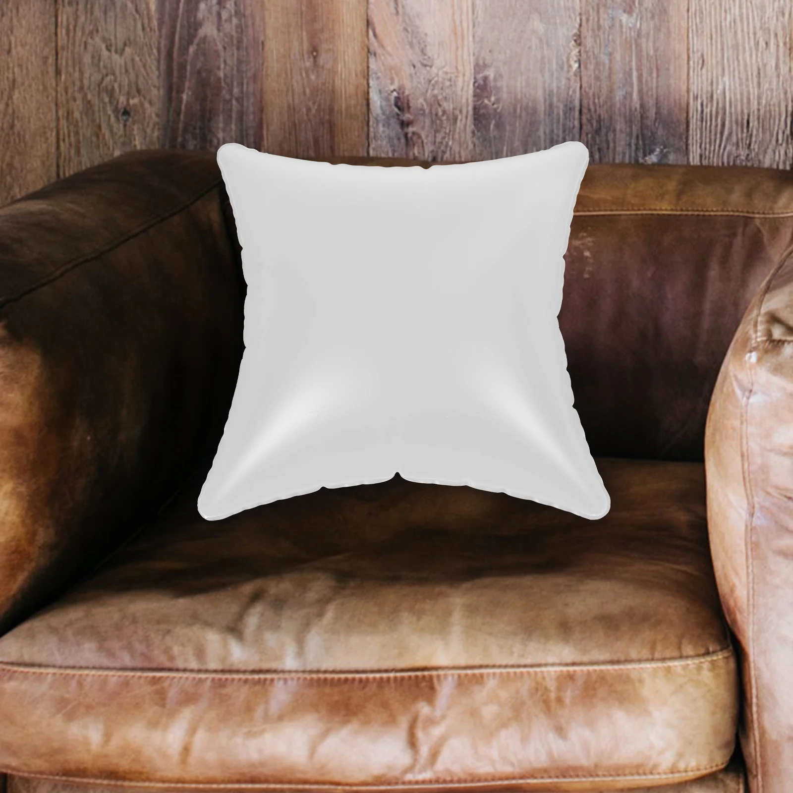 وسادة قابلة للنفخ مقاومة للماء مادة PVC ديكور عملي لغرفة المعيشة وغرفة النوم ومقاعد السيارة وسادة قابلة للنفخ للمكتب