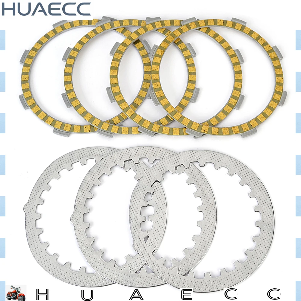 Clutch Friction Steel Plates Disc for Yamaha 1V1-16324-00 DT80 LC1 RZ50 5FC DT80 MX YZ80C YZ80D YZ80E YZ80G DT50LC 598-16321-01
