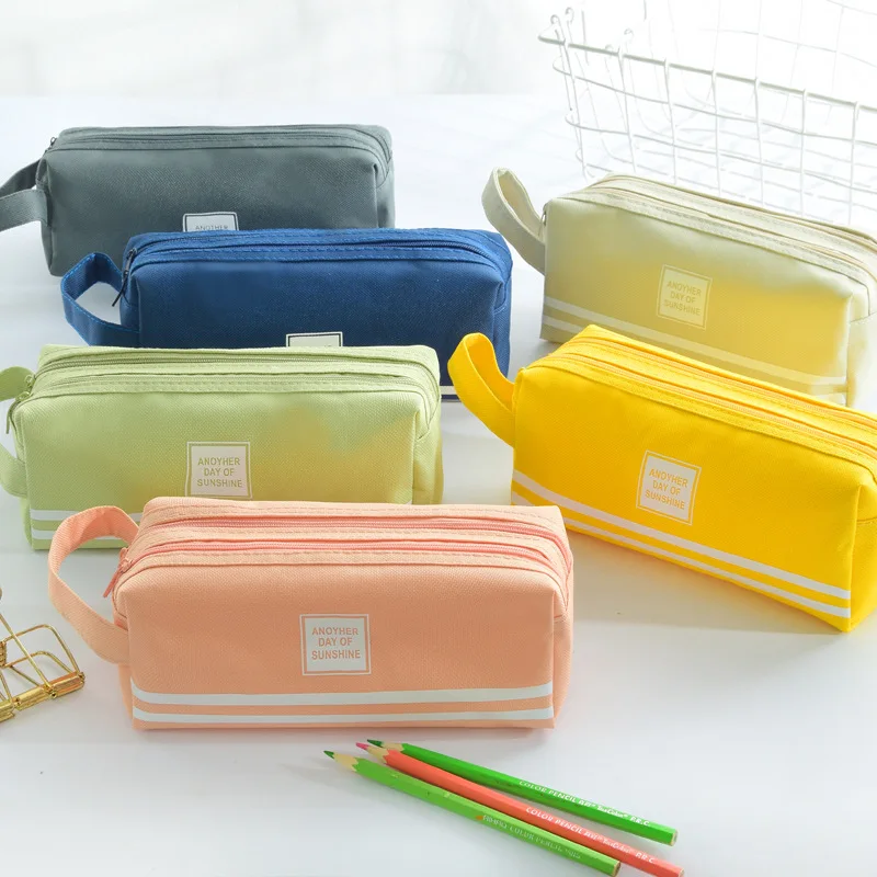 

Stationary Pen Storage Bag Large Capacity Pen Pencil Bag Storage Case Makeup Pouch Cute Stationery Bag Fountain Pen Pencil Case