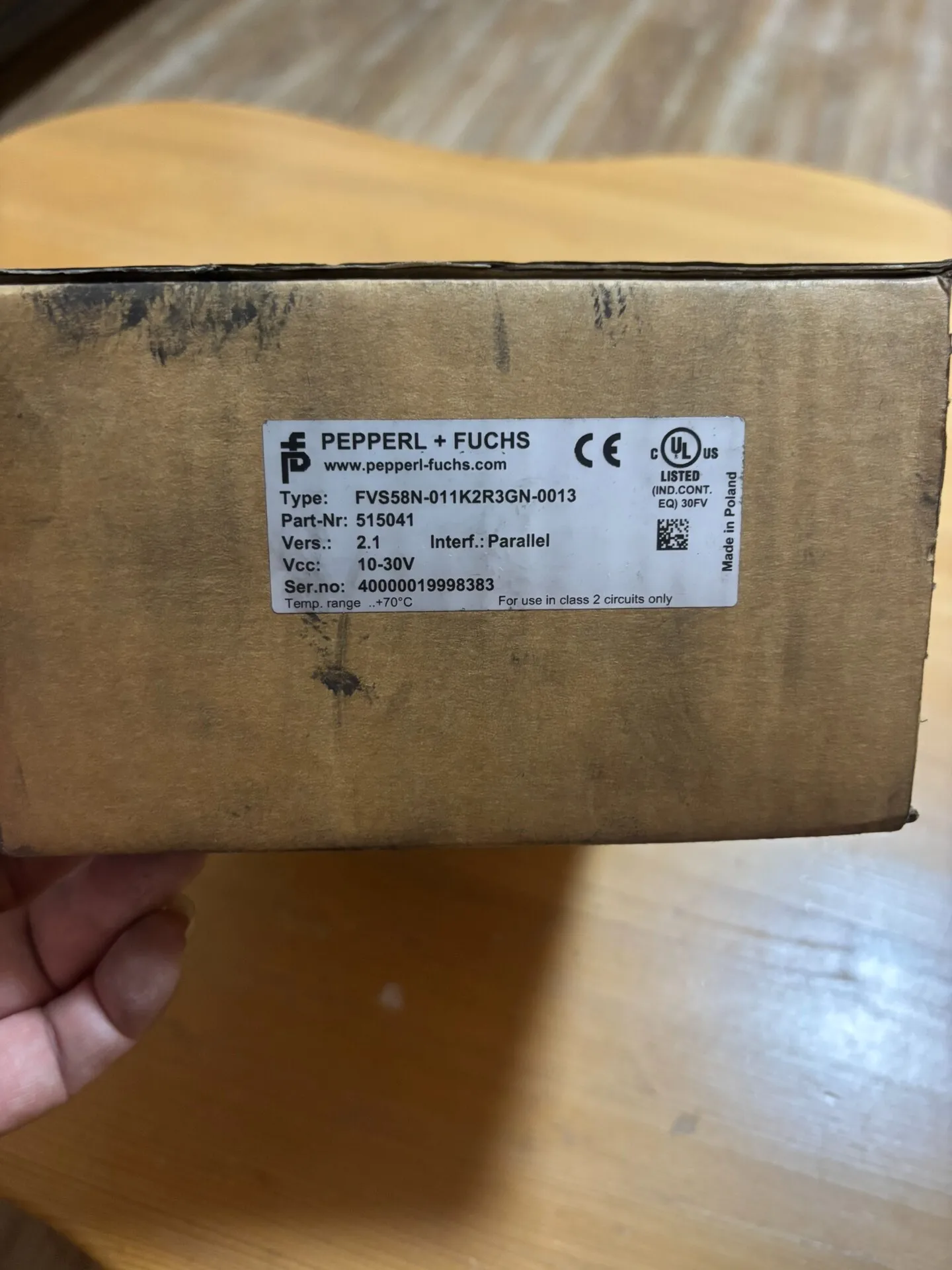 FVS58N-011K2R3GN-0013, Pepperl + Fuchs encoder, full