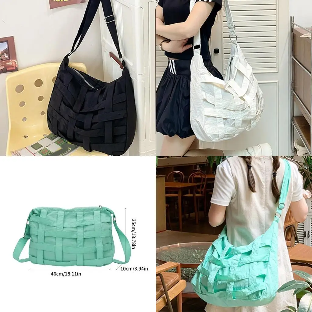 

Сумка через плечо в японском стиле для женщин, модная сумка через плечо, простая дорожная сумка, сумка-мессенджер большой