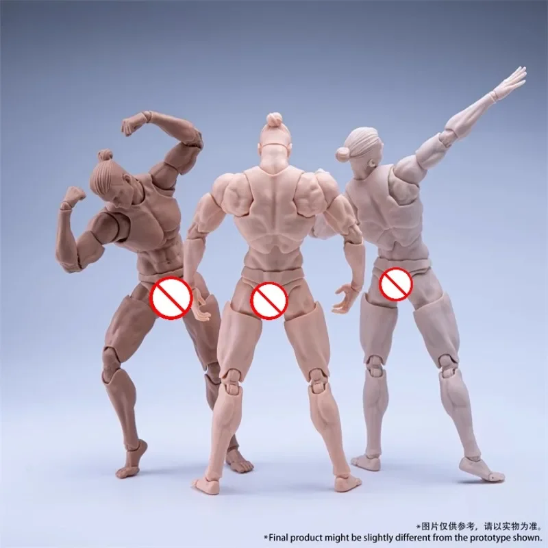 

In Stock 1/12 Scale Romankey X COWL Hobbies Movable Male Soldier Body Three Skin Tones for Toy Figures Cosplay Props DIY