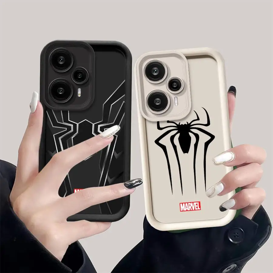 

Marvel Spiderman Logo TPU Soft Case for Xiaomi Poco X3 Pro C51 X3 NFC C50 C61