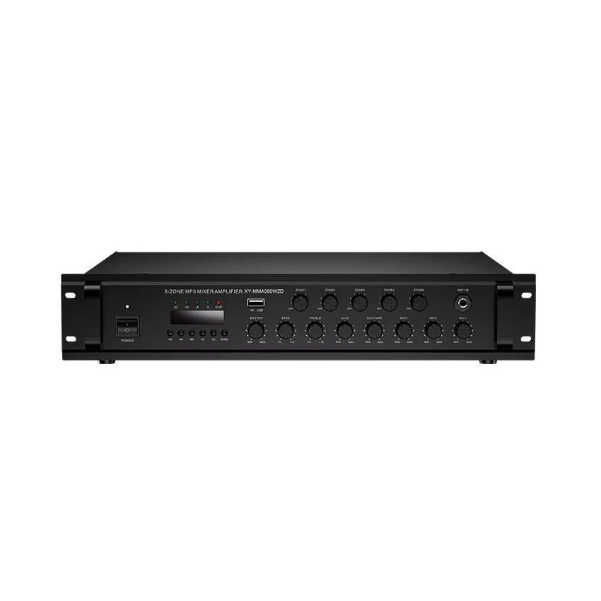 5pcs High Power Amplifier Digital Class-D PA 5-Zone MP3 Mixer Amplifier