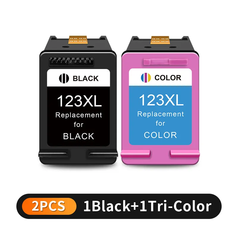 

123XL Ink Cartridge Replacement For HP123 123 XL Compatible deskJet 1110 1111 1112 2130 2132 Officejet 3830 3831 3832 Printer