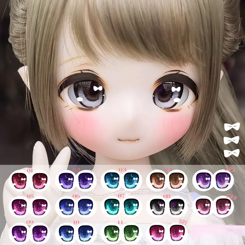 

BJD eyes doll Metallic effect eyes 10mm-24mm doll acrylic eyes for 1/8 1/6 1/4 1/3 BJD SD doll accessories doll eyes glitter