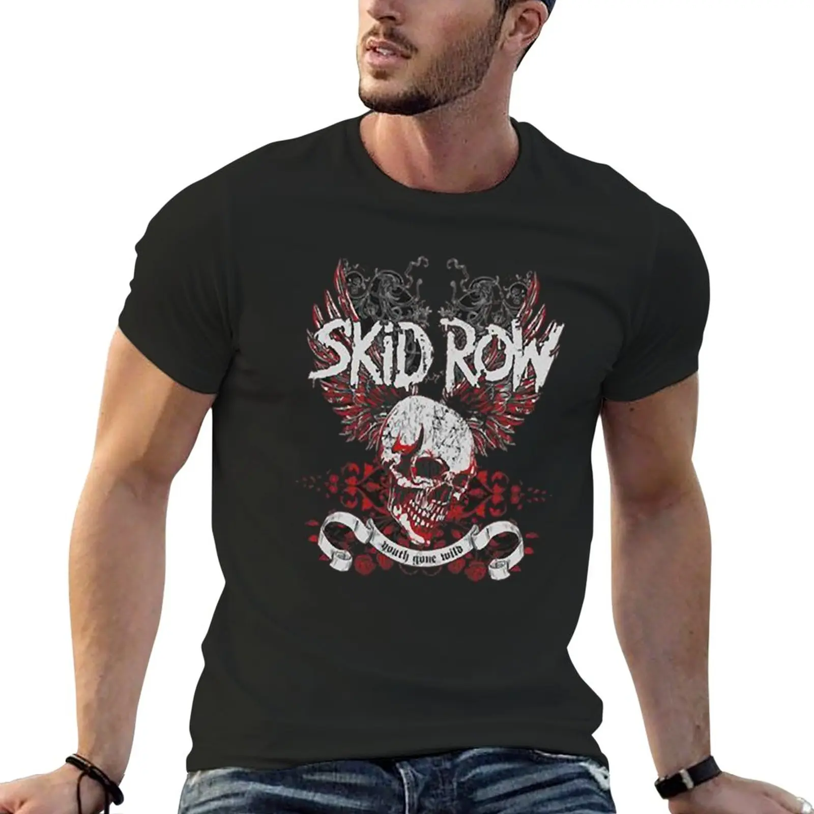 

New new disegns metal skid row T-Shirt t shirt man custom t shirts men t shirt