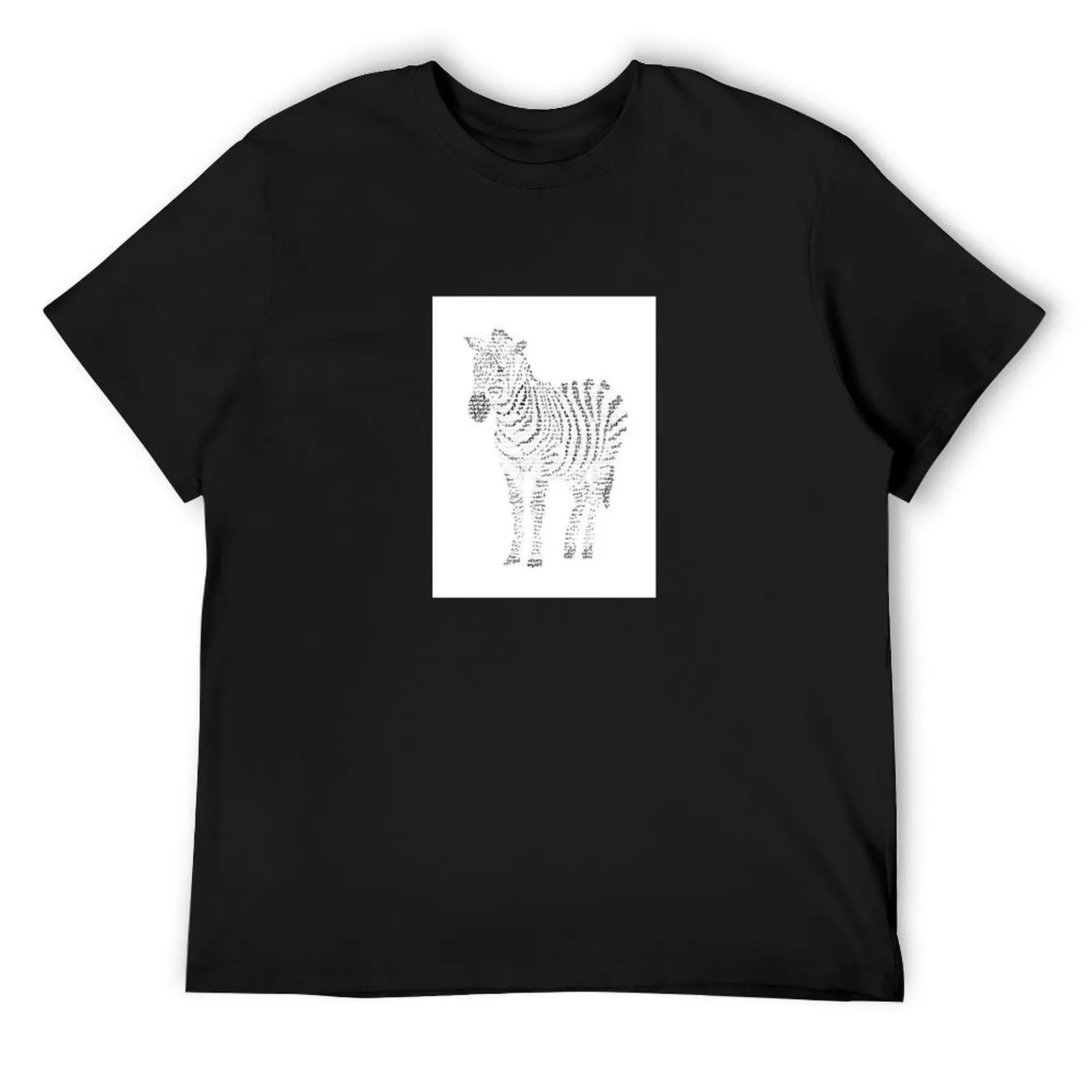 

Zebra word art T-Shirt Aesthetic clothing sublime Men's t-shirt