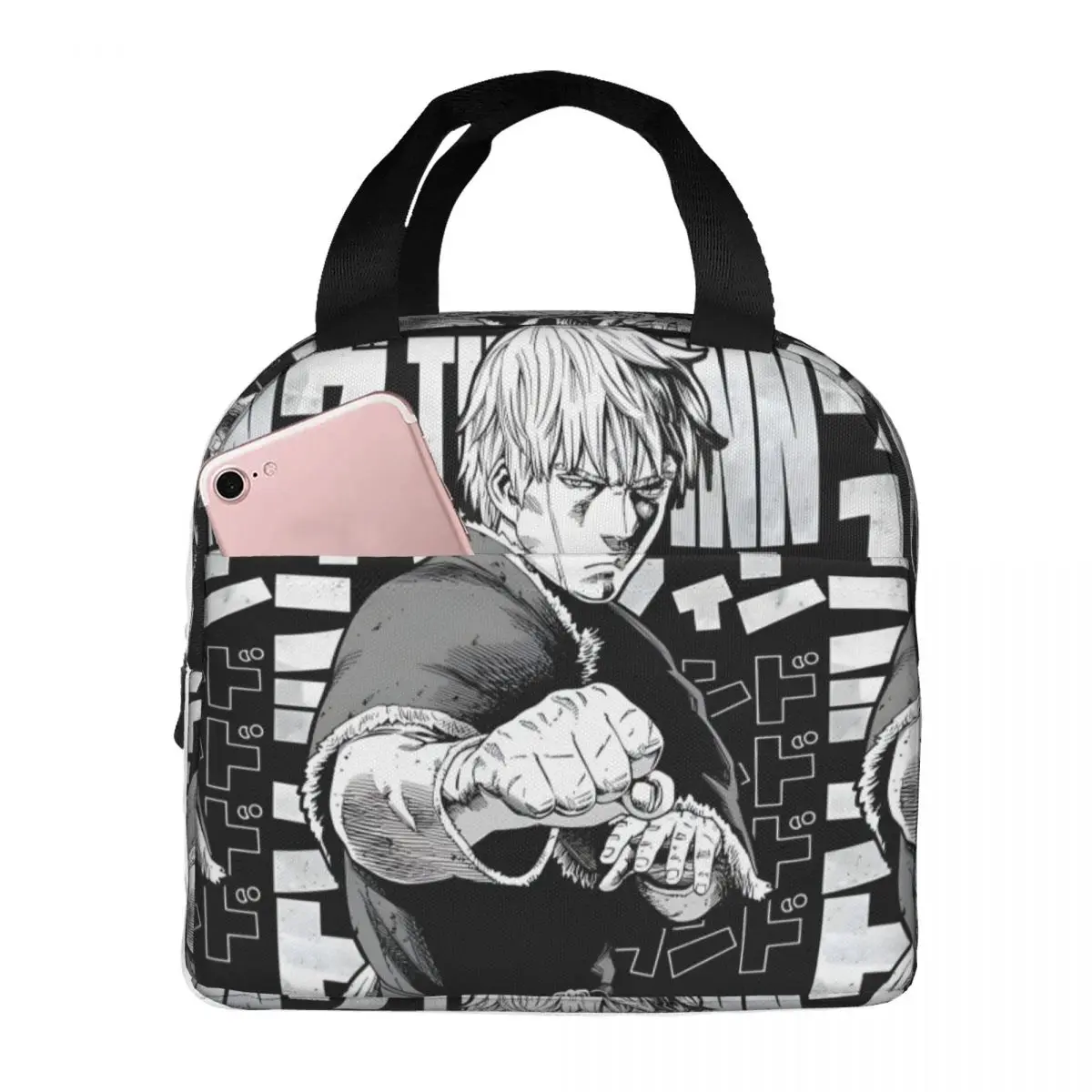 Thorfinn Vintage isolamento saco de arroz para estudantes, Vinland Saga, Anime, novo design, multifuncional viagem armazenamento Bagswork