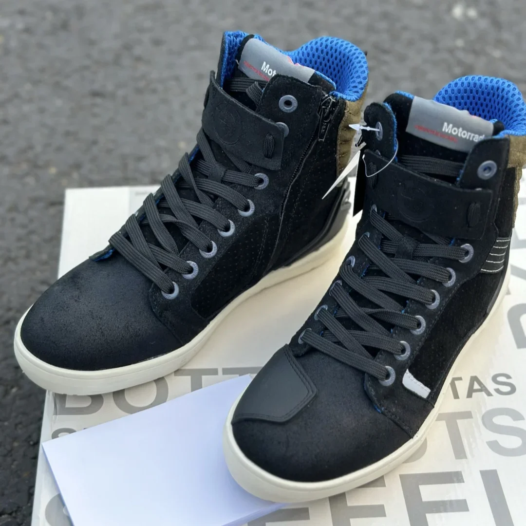 أحذية فاخرة متينة للرجال للدراجات النارية لسيارات BMW Motorrad أحذية رياضية قابلة للتنفس أحذية قصيرة للكاحل أحذية كاجوال مبيعات مباشرة من العلامة التجارية #4