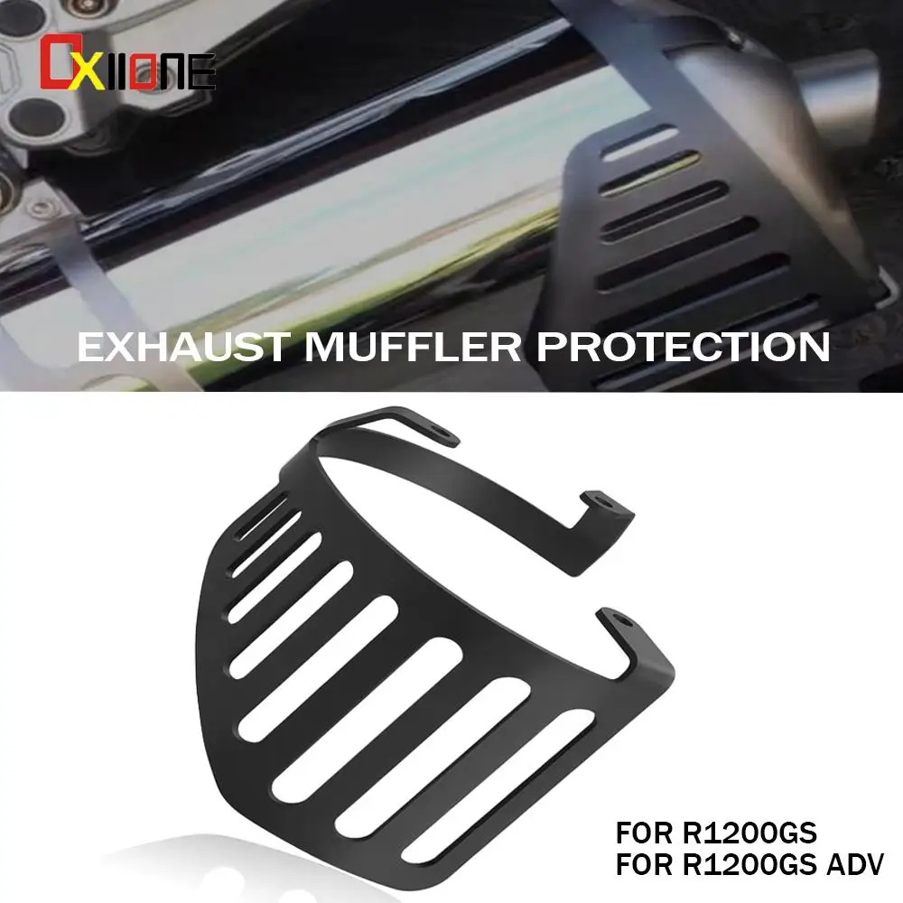 

Motorcycle Exhaust Pipe Muffler Protection Cover Accessories Black For BMW R 1200 GS 2004 -2012 R1200GS ADVENTURE 2005-2013 2012