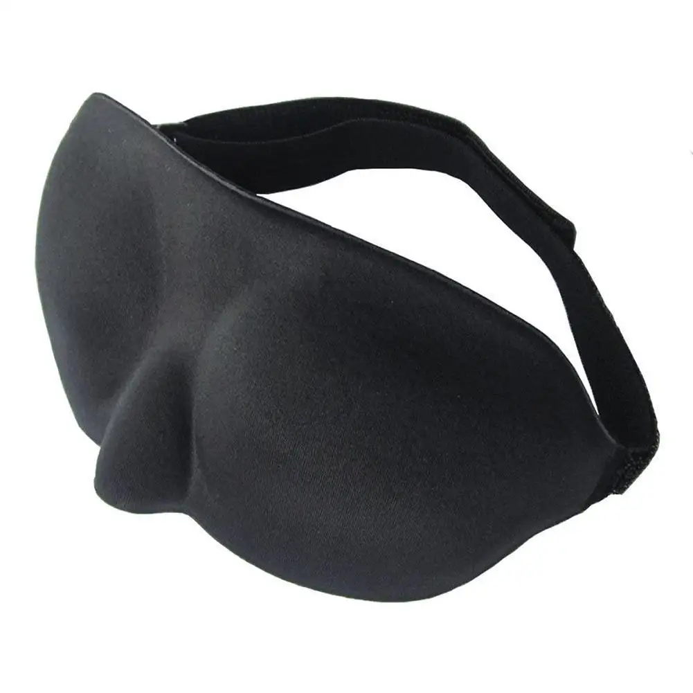 3D Sleeping Eye Mask Aid Eye Cover Patch Paded Soft Sleeping Mask Blindfold Eye Relax Massager Eyepatch