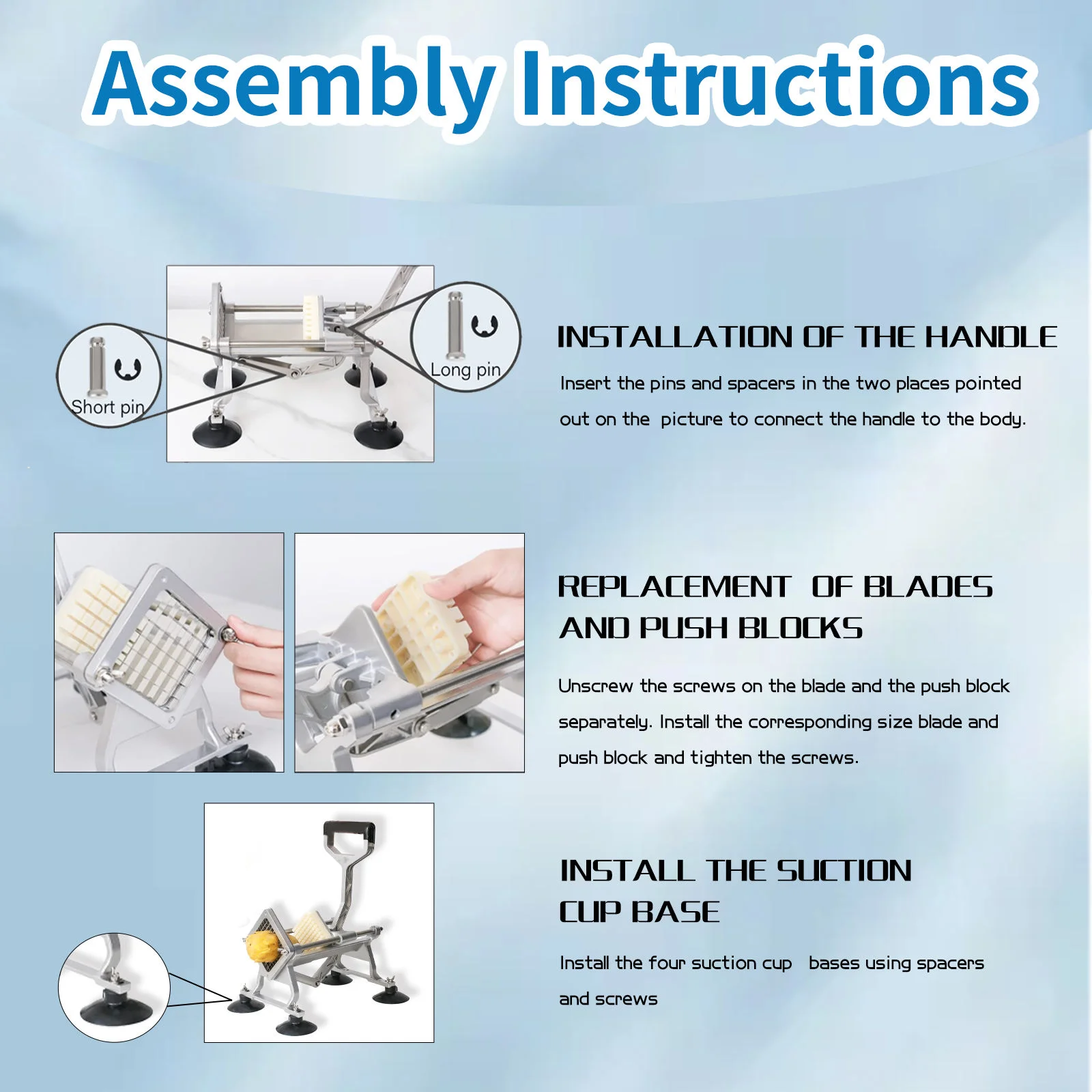 الفرنسية فراي القاطع للبطاطس المنزلية قطاعة البطاطس التجارية قطاعة البطاطس أداة تقطيع الخضراوات الفواكه القاطع معالجات الطعام
