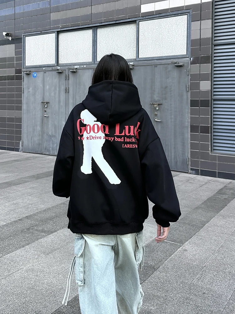 

URKR Original American Hoodie Sweatirt Thin ex Spring Autumn Couple Retro Trendy Design Cotton Polyester Street Sle