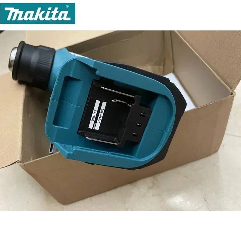 Makita DHG181 Cordless Heat Gun 18V LXT Lithium High Power Welding Thermal Blower Shrink Wrapping Tools Hot Air Gun DHG181ZK