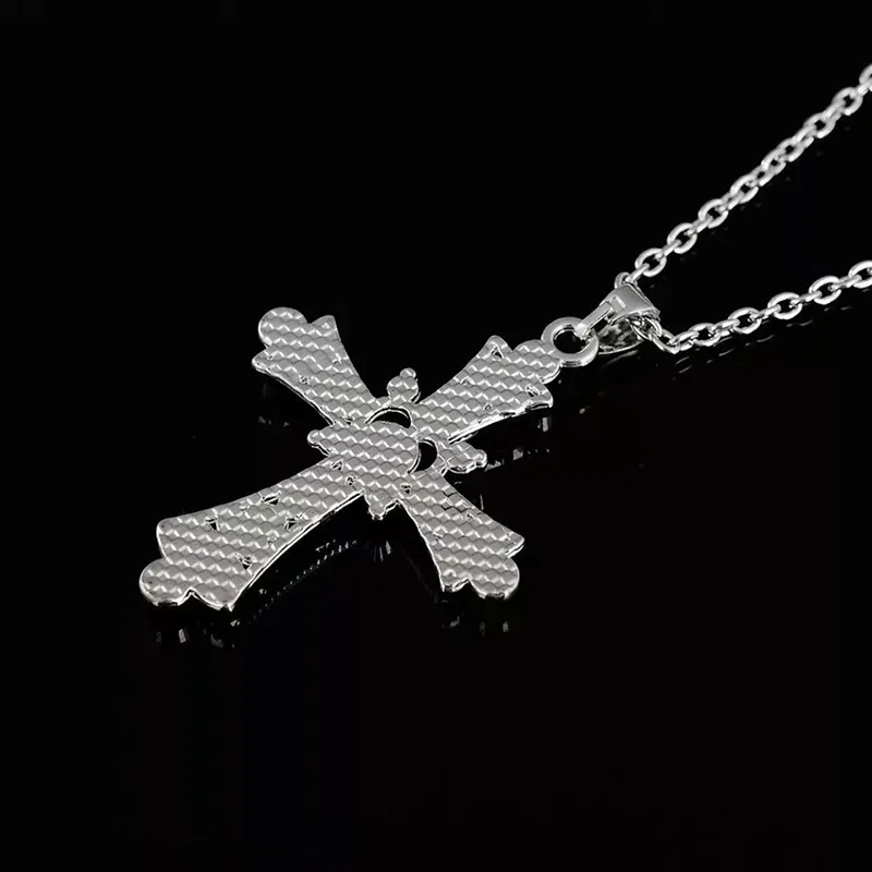 Y2K Fashion Heart Cross Pendant Necklace Pink Crystal Egirl Sweet Cool Clavicle Chain Necklaces Aesthetic Party Jewelry Gifts