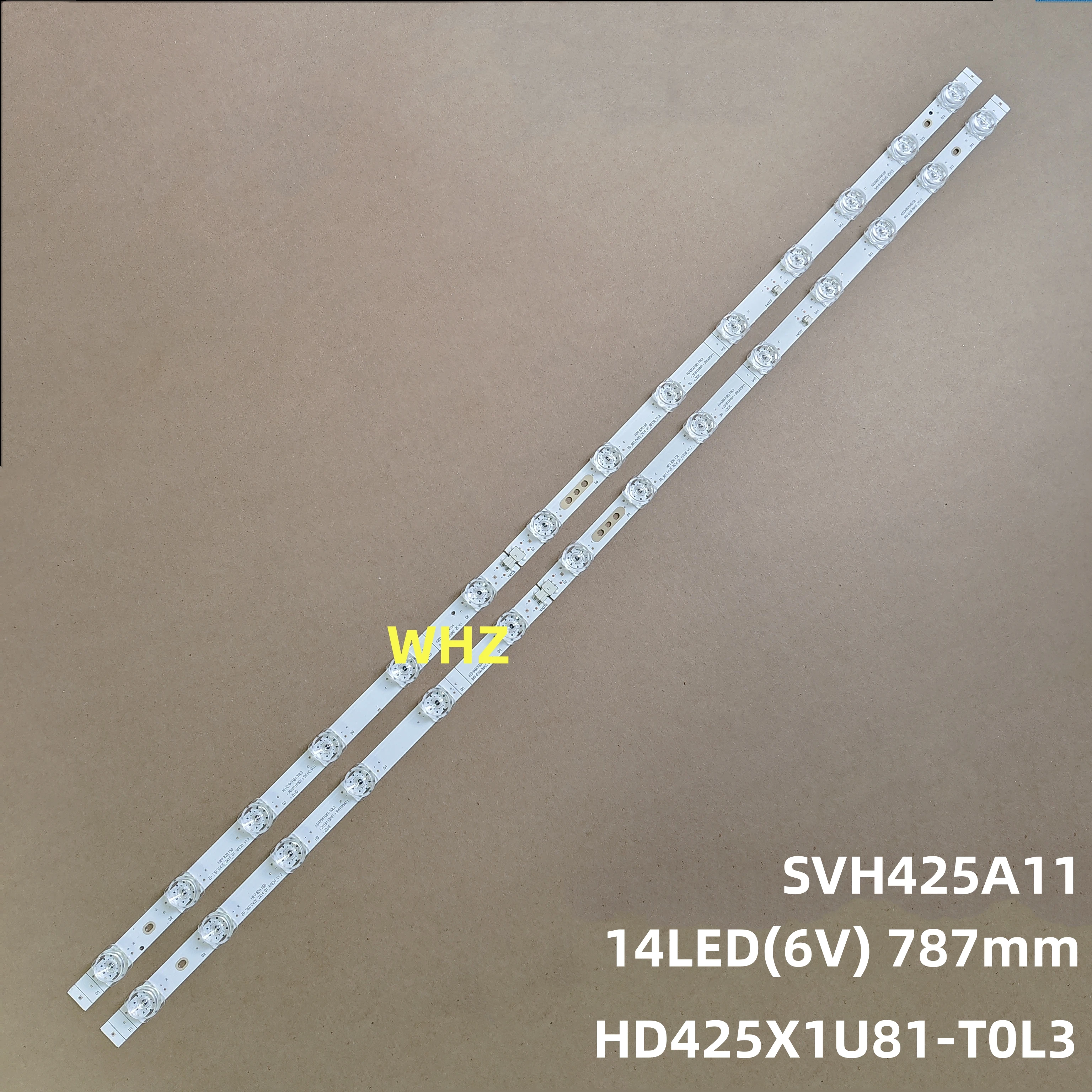 KIT de 2 tiras de retroiluminación LED HD425X1U81-T0L3 SVH425A11 para Hisense 43r6e3 43r6090g5 43R6090G 43R6090GS 43H6G 43H6GCL 43H6570G