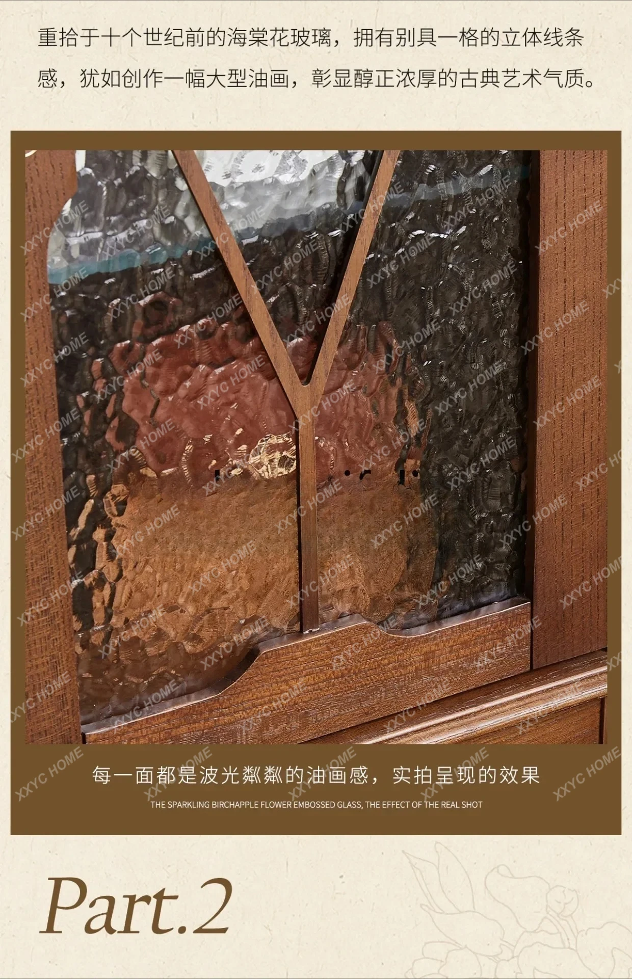 خزانة زاوية لغرفة المعيشة من الخشب الصلب الفرنسي xx1، خزانة عرض عتيقة متوسطة، خزانة تخزين زاوية #5