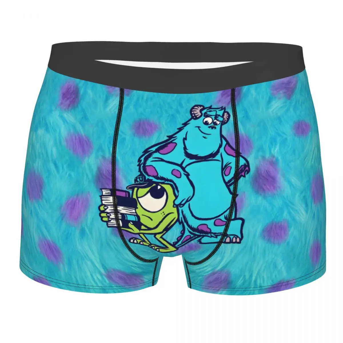 

Модные боксеры университета монстров на заказ, шорты, мужские трусы, дышащие трусы, нижнее белье