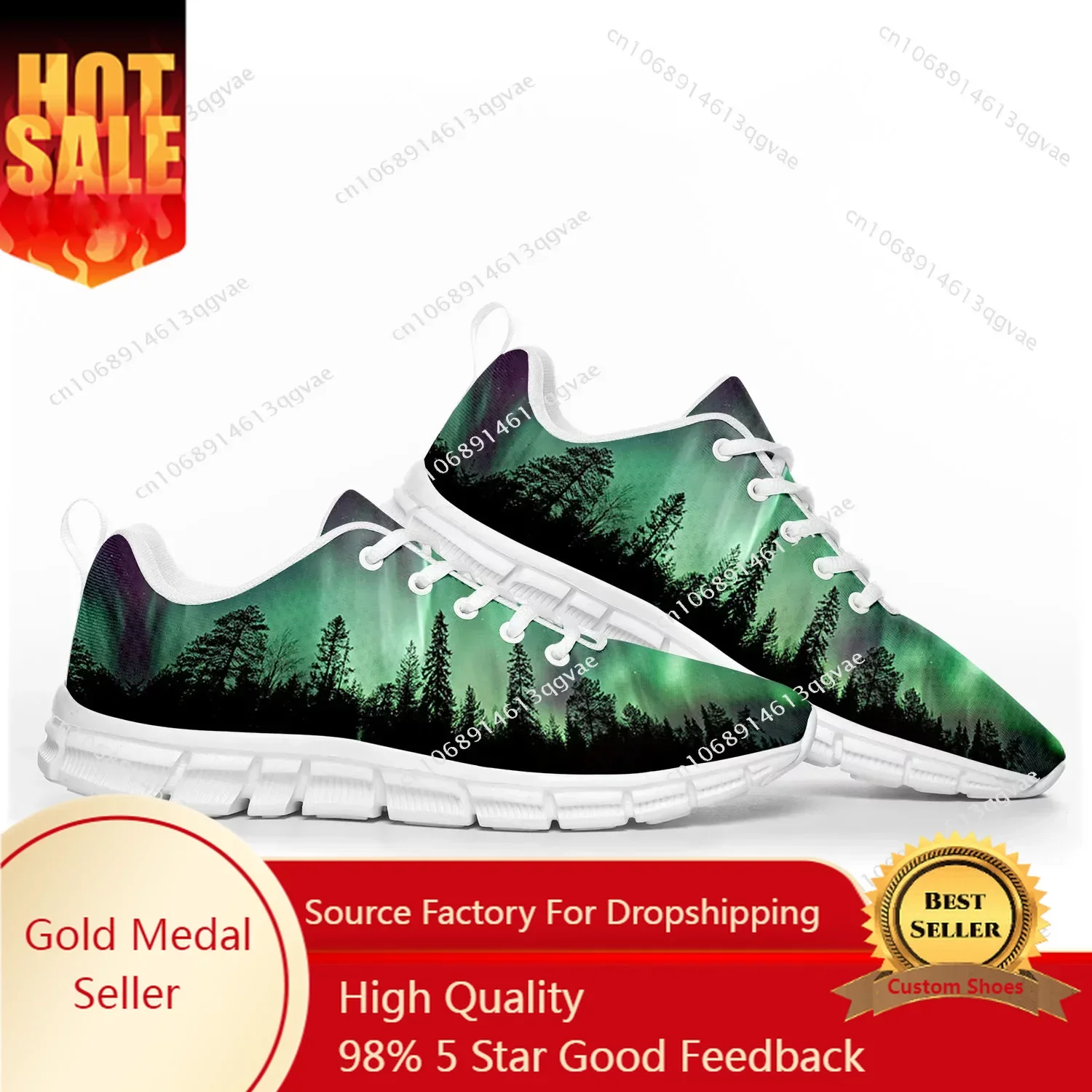 

Northern Lights Sports Shoes High Quality Mens Womens Teenager Kids Children Sneakers Sneaker Customize DIY Couple Shoe White