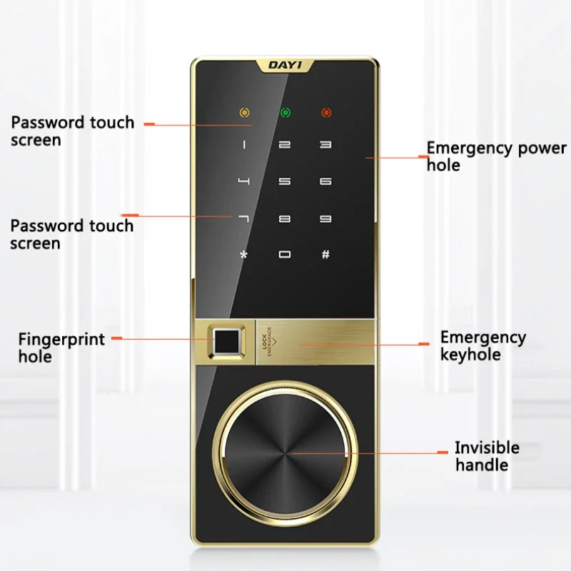 Imagem -03 - Electronic Safe Deposit Box Digital Safe Box Impressão Digital Senha de Desbloqueio Jóias Dinheiro Segurança Loja Segurança