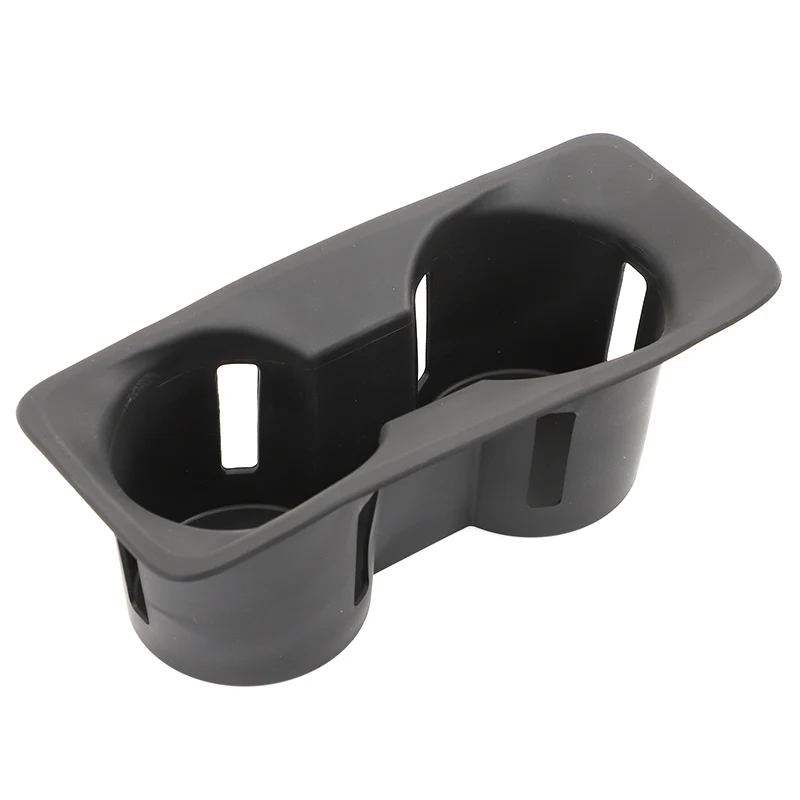 For Ford Ranger 2023 2024 2025 TPE Black Car Center Console Water Cup Holder Storage Box Car Interior Accessories