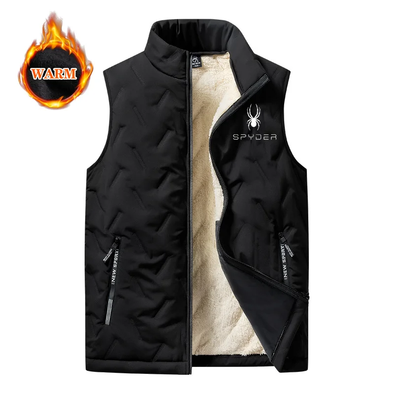 

new Men's brand vest windproof vest men's jacket sleeveless vest winter jacket casual jacket men's down cotton warm thick vest