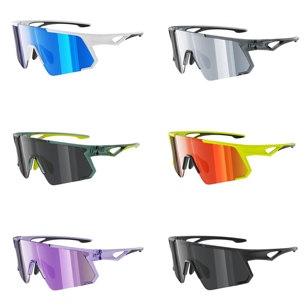 YOOLENS New Half Frame Cycling Glasses Outdoor Sunglasses Running Sports Sunglasses For Male Female Bicycle Goggles YKN-Y338