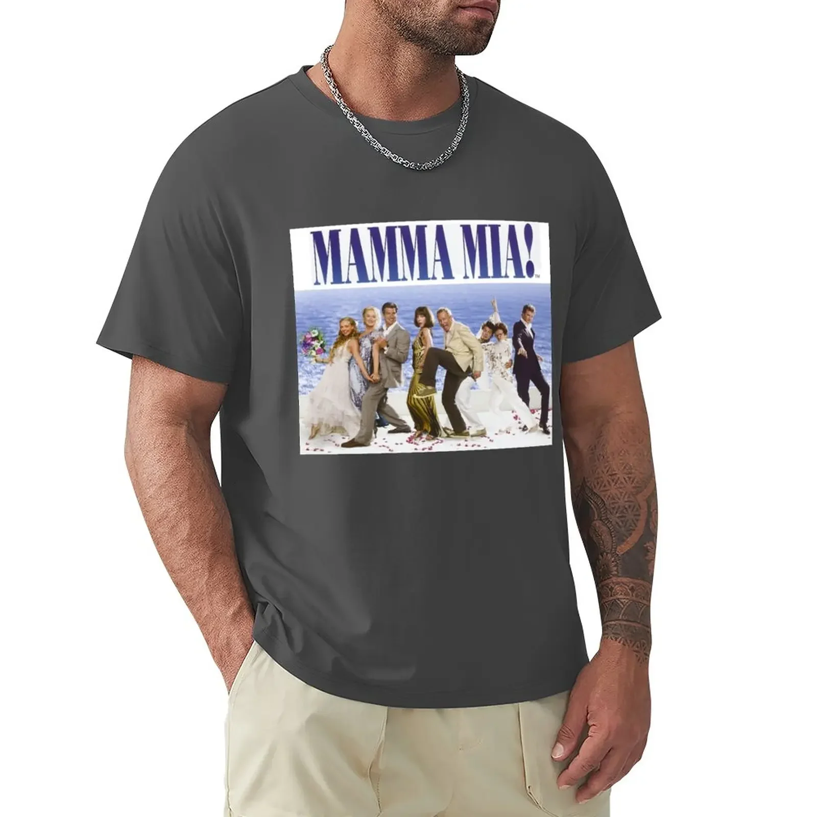 

Mamma Mia Cast Poster T-Shirt graphic t shirts graphic shirts sports fans t shirts men