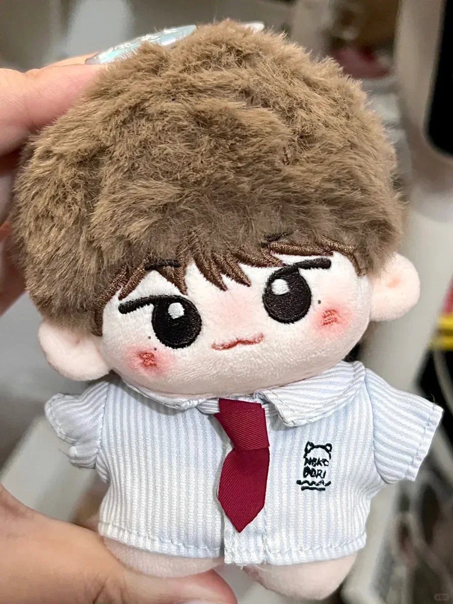 10 Cm Idol Doll Plush Stuffed 17 Lee Chan Korean Men's Team Squinting Starfish Printed Body Keychain Fans Birthday Gifts Xmas