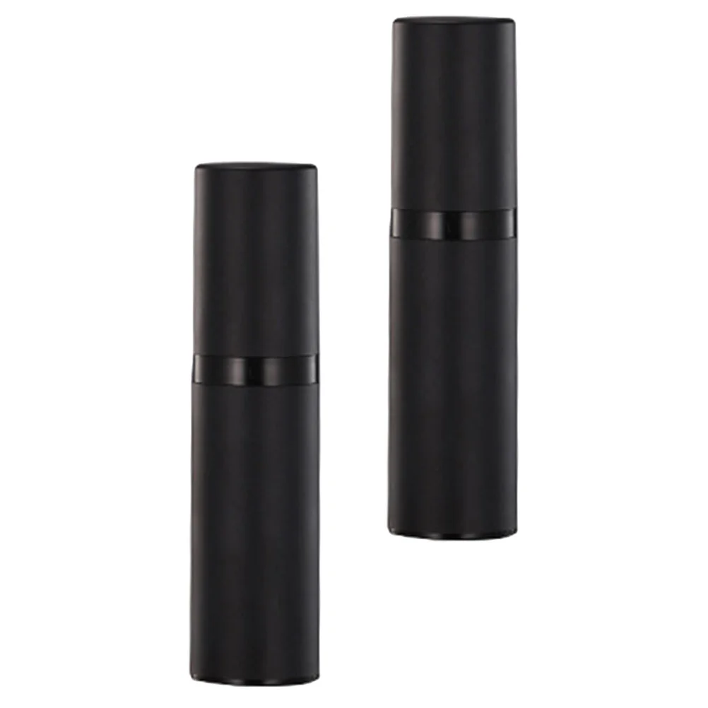 

2 Pcs Spray Bottles Black Vacuum Liquid Sprayer Refillable Fine Mist Travel Containers Liquids Makeup