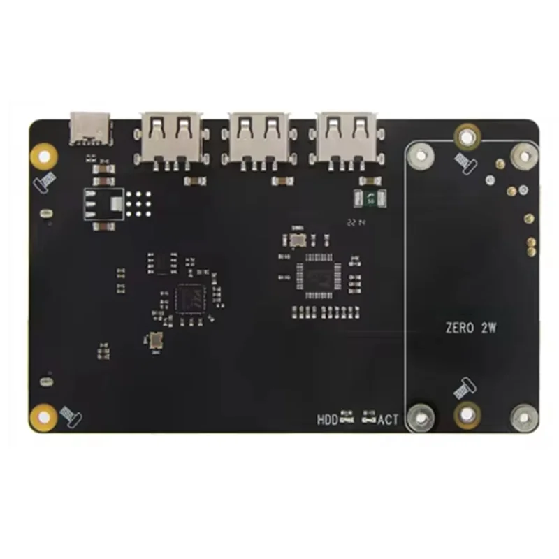 

AY14-X301 2,5-дюймовый SATA HDD/SSD NAS плата расширения памяти USB-концентратор для Raspberry Pi Zero 2 Вт/Zero W