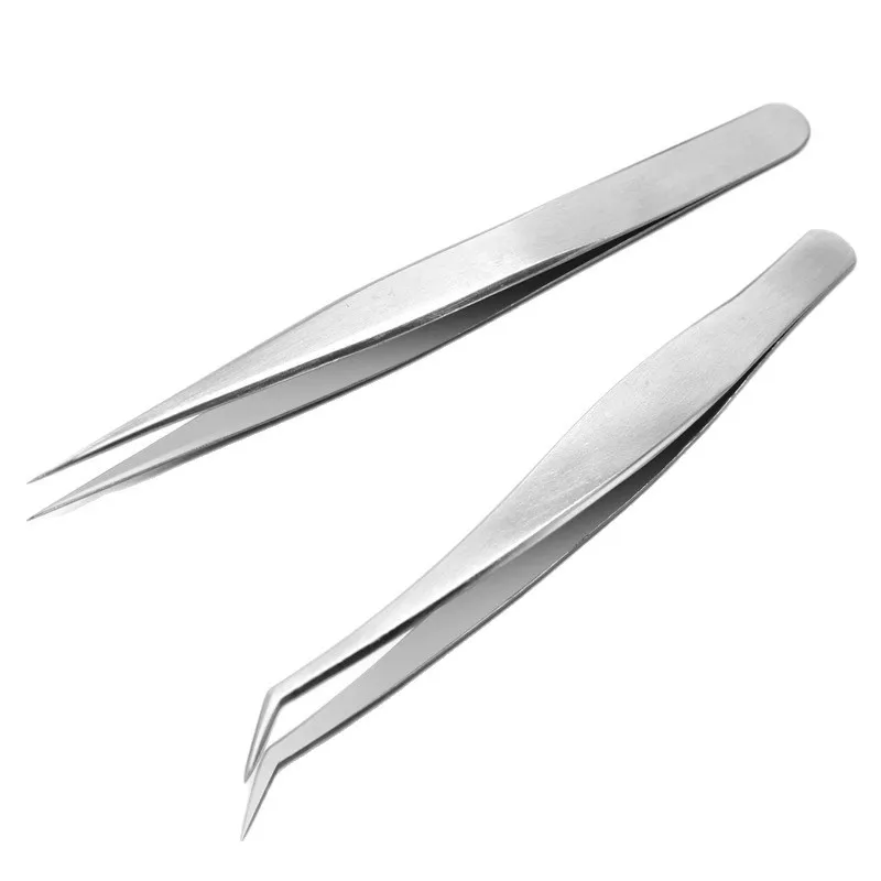 핀셋/인조 속눈썹 A1-사용하기 쉬움, 속눈썹 접붙이기, 속눈썹 미용사 도구, 초보자를 위한 황금 깃털 돌고래 클립