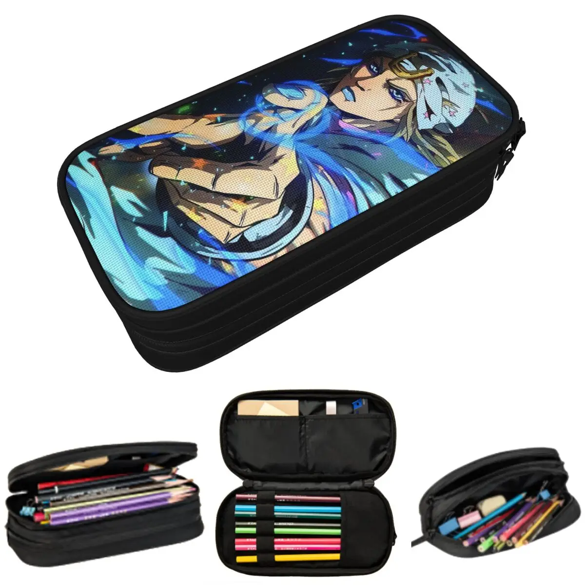 

Japan JoJos Bizarre Adventure Anime Pencil Case for Boy Girl Gifts Pen Box Pencil Bag Stationery Supplies Pen Holder Bag