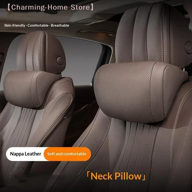 【M】Universal Car Seat Headrest Neck Pillow, 3D Ergonomic Travel Neck Rest, Soft Fluffy Comfortable Neck Support, Neck Protection