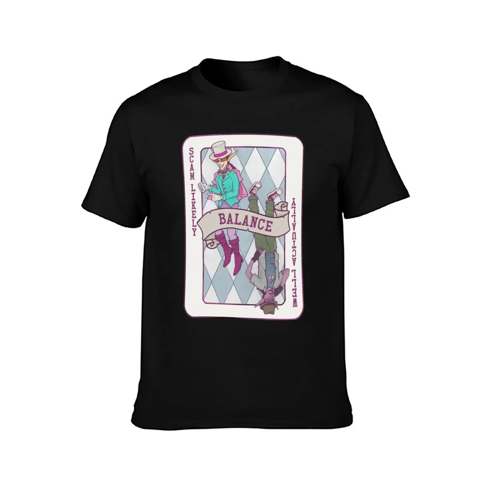 Balance, Deck of Many Things T-Shirt Holiday Simple Tee Shirt T-Shirt