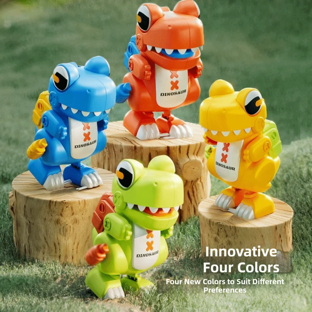 Walking Toy Simulation Dinosaur Toy Clockwork Mechanism Wind-Up Function Wind-Up Toy Simulation Design Puzzle Toys
