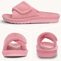 Asgard Winter Fluffy Orthopedic Slippers Open Toe Memory Foam Slippers Indoor Outdoor Adjustable Straps Warm Cozy Anti-slip Shoe - Image 3