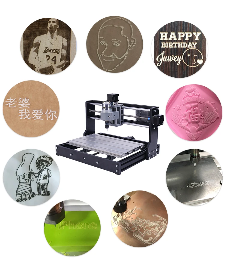 Cnc 3018-pro grbl controle 3 eixos desktop diy mini kit roteador de madeira gravador carpintaria pcb pvc fresadora máquina de gravura