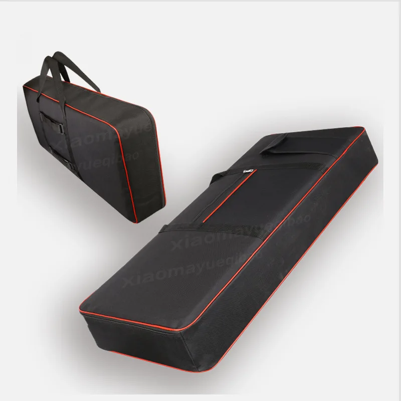 Thicken 61 Keyboard Bag Waterproof Electronic Piano Cover Case For Electronic Organtronic Organ Red Edge