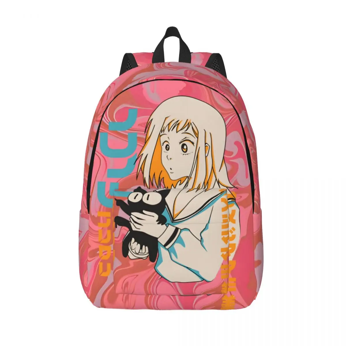 

Обратно в школу подарок FLCL Mamimi And Ta-Kun рюкзак с застежкой-молнией Flcl для ежедневных офисных работников, рюкзак для кампуса