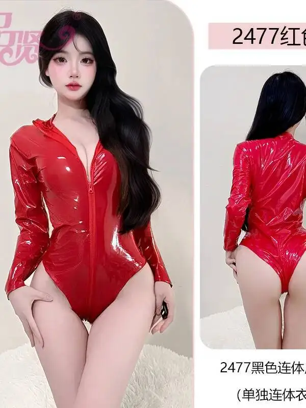 مثير براءات الاختراع والجلود الرغبة النقية نمط داخلية سستة مفتوحة المنشعب الصغيرة الصدر الرغبة النقية بلون داخلية للنساء PIPN