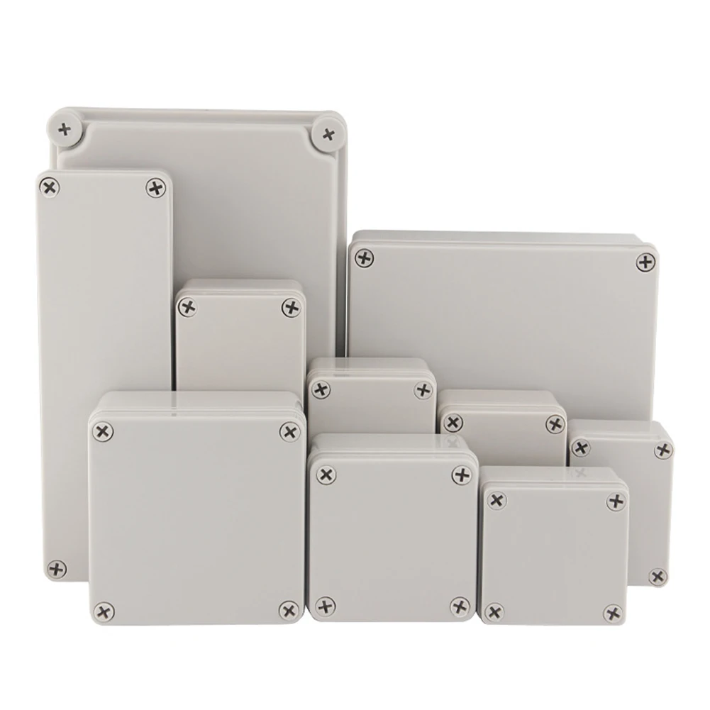 100x100x75mm IP66 Waterproof Electrical Junction Box ABS Plastic Outdoor Enclosure For DIY Project Wire Cable Management