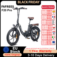 Fafrees F20 Pro Electric Bicycle Folding 250W 36V18Ah Battery 20 Inch Mountain Bike Outdoor Fat Electric Bikes for Adults